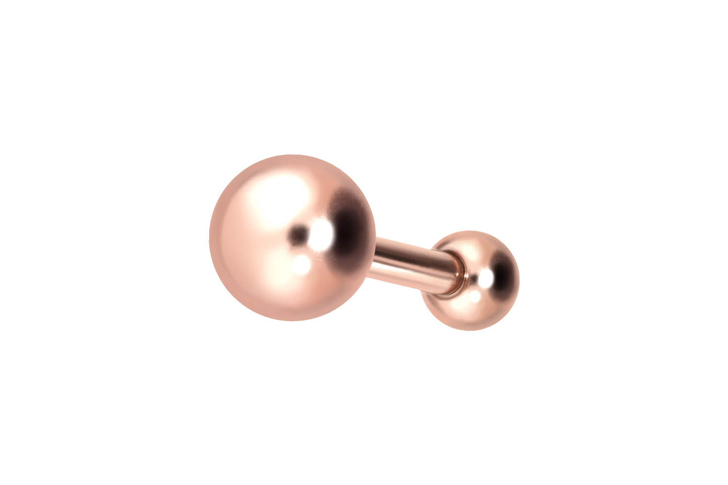 Titan Ohrpiercing mit Innengewinde KUGEL